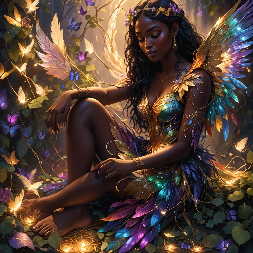 when the night is here, my light is here  by @Vikki