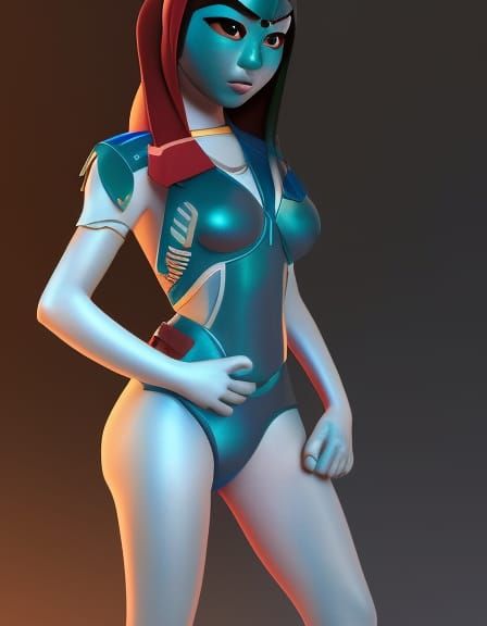 asian female spartans Pixar, Disney, concept art, 3d digital...
