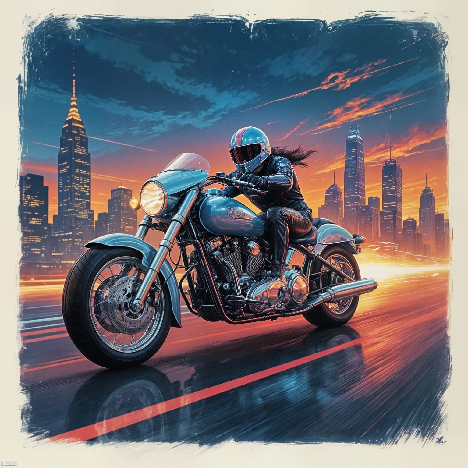 A vintage 1980s-style t-shirt design  by @JL