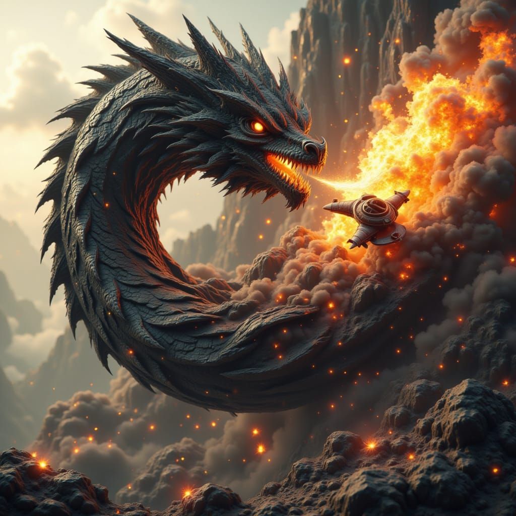 ההוביט מול דרקון