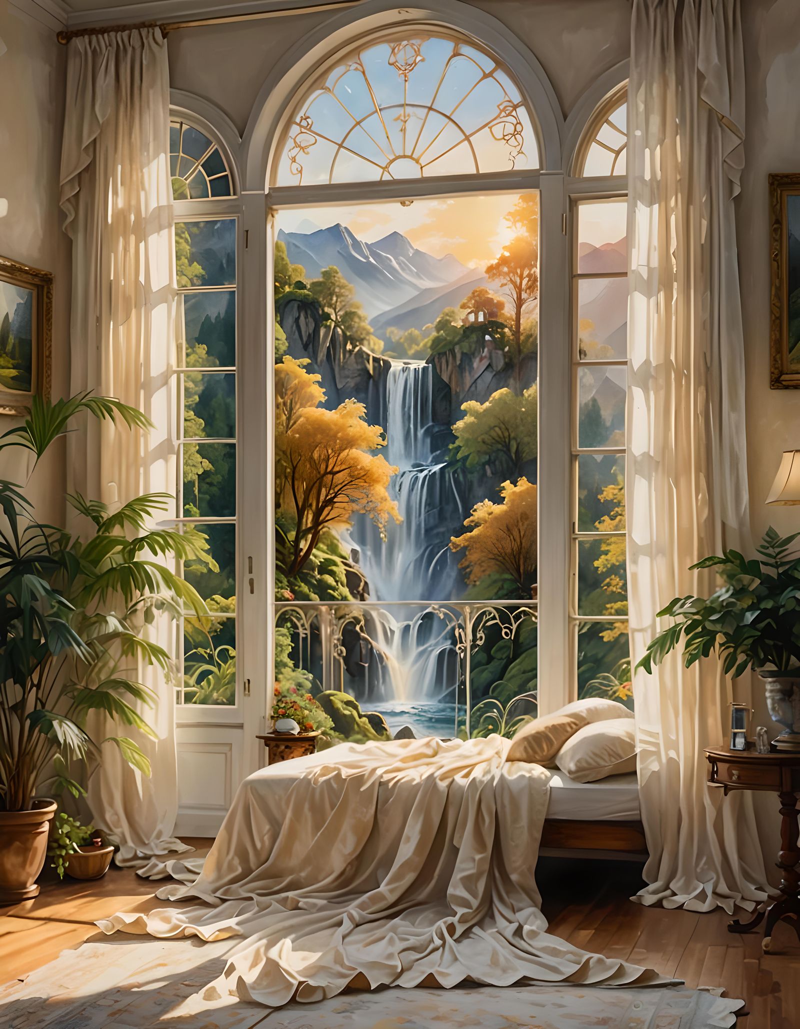 Dreamed Bedroom.  by @Mr_Anime Manga