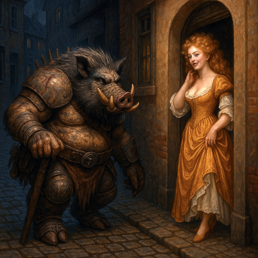 Tusker meeting Madame Circe Puff