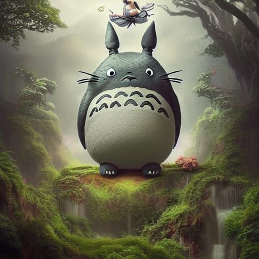 Totoro - Ai Generated Artwork - Nightcafe Creator