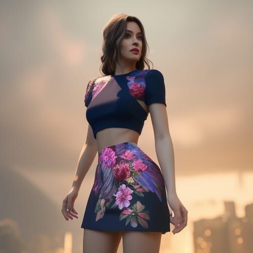 Collection : Spring Skirts • Drive him crazy #12 - AI Generated Artwork