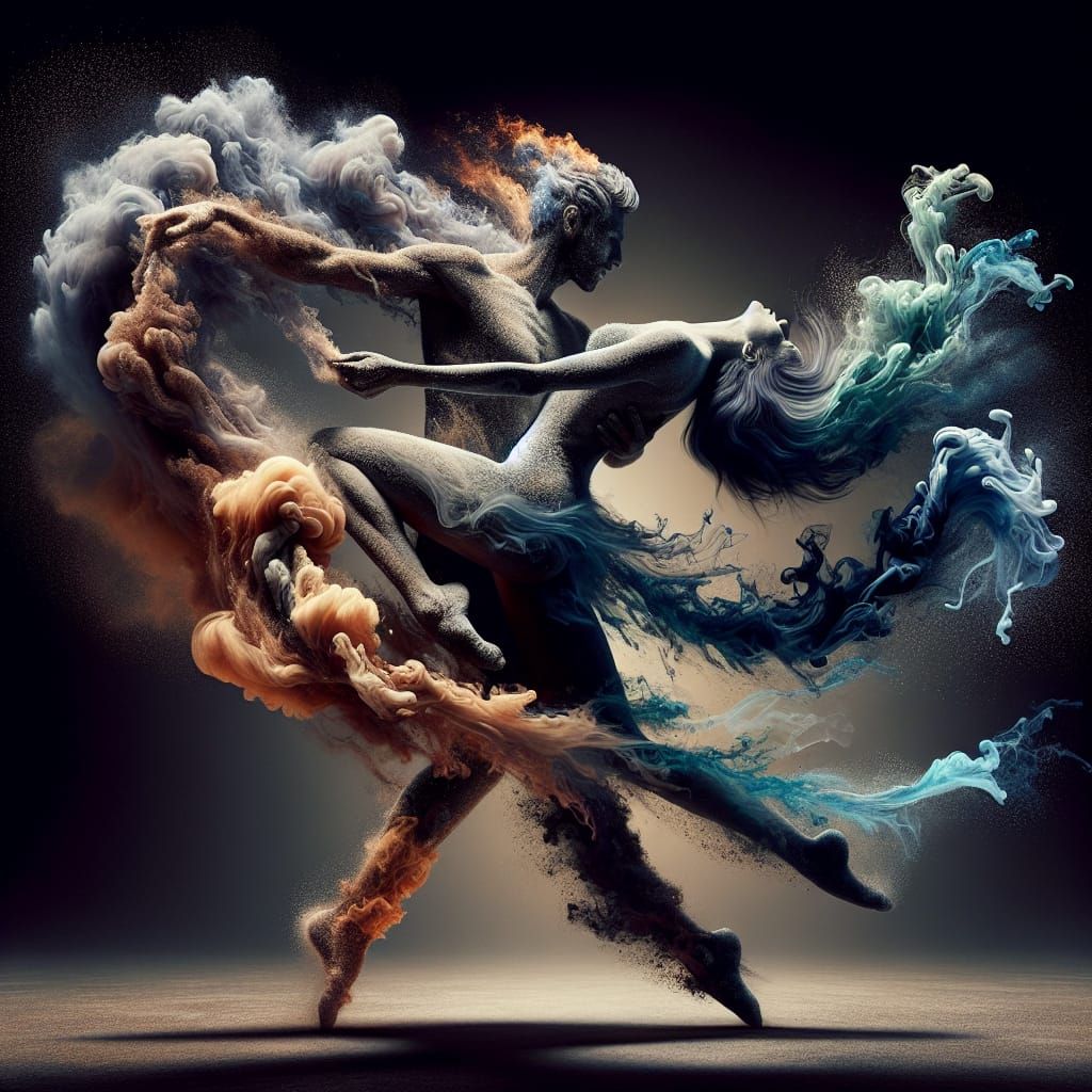 Elemental dance. Earth and Water  by @NZ9074