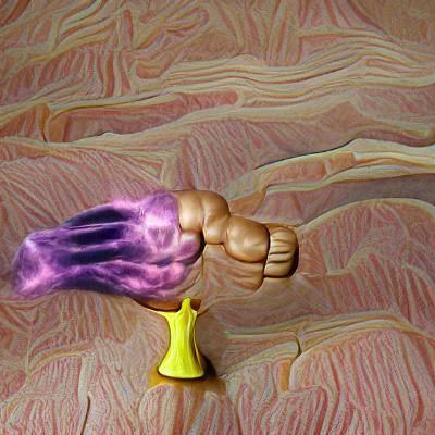 Muscle Wizard casts Fist.