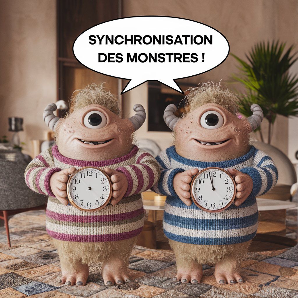 Synchronisation des Monstres!