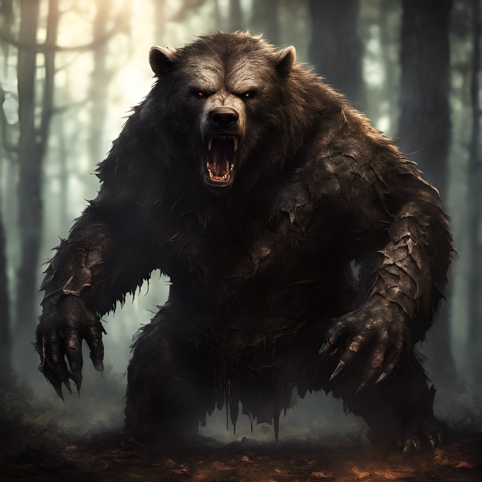 Werebear - AI Generated Artwork - NightCafe Creator