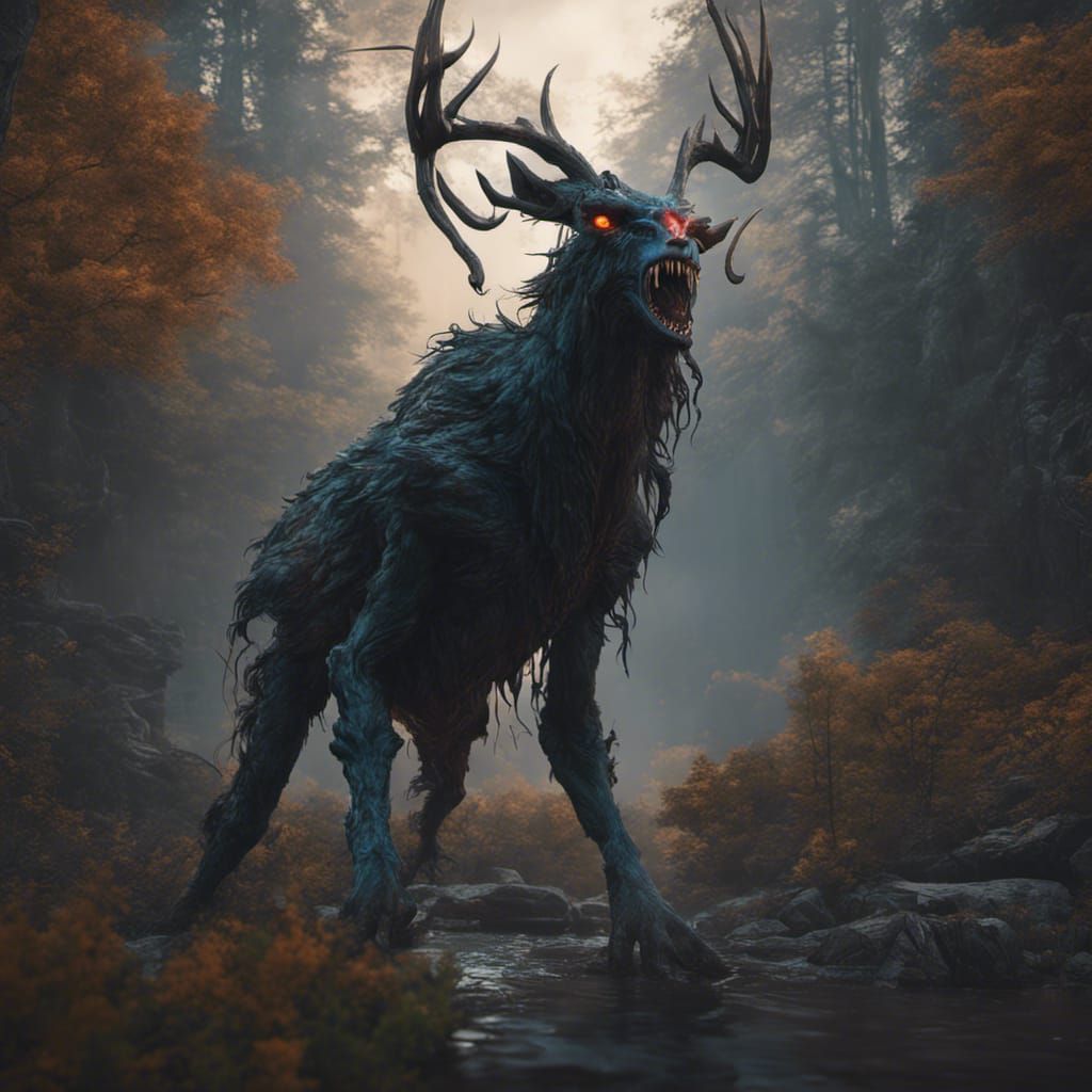 Wendigo - AI Generated Artwork - NightCafe Creator