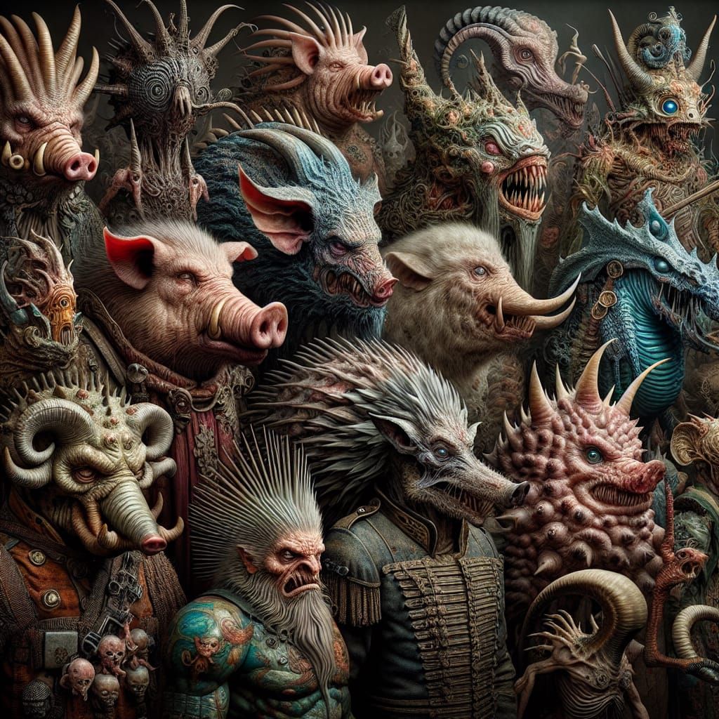 Group portrait AI Generated Artwork NightCafe Creator