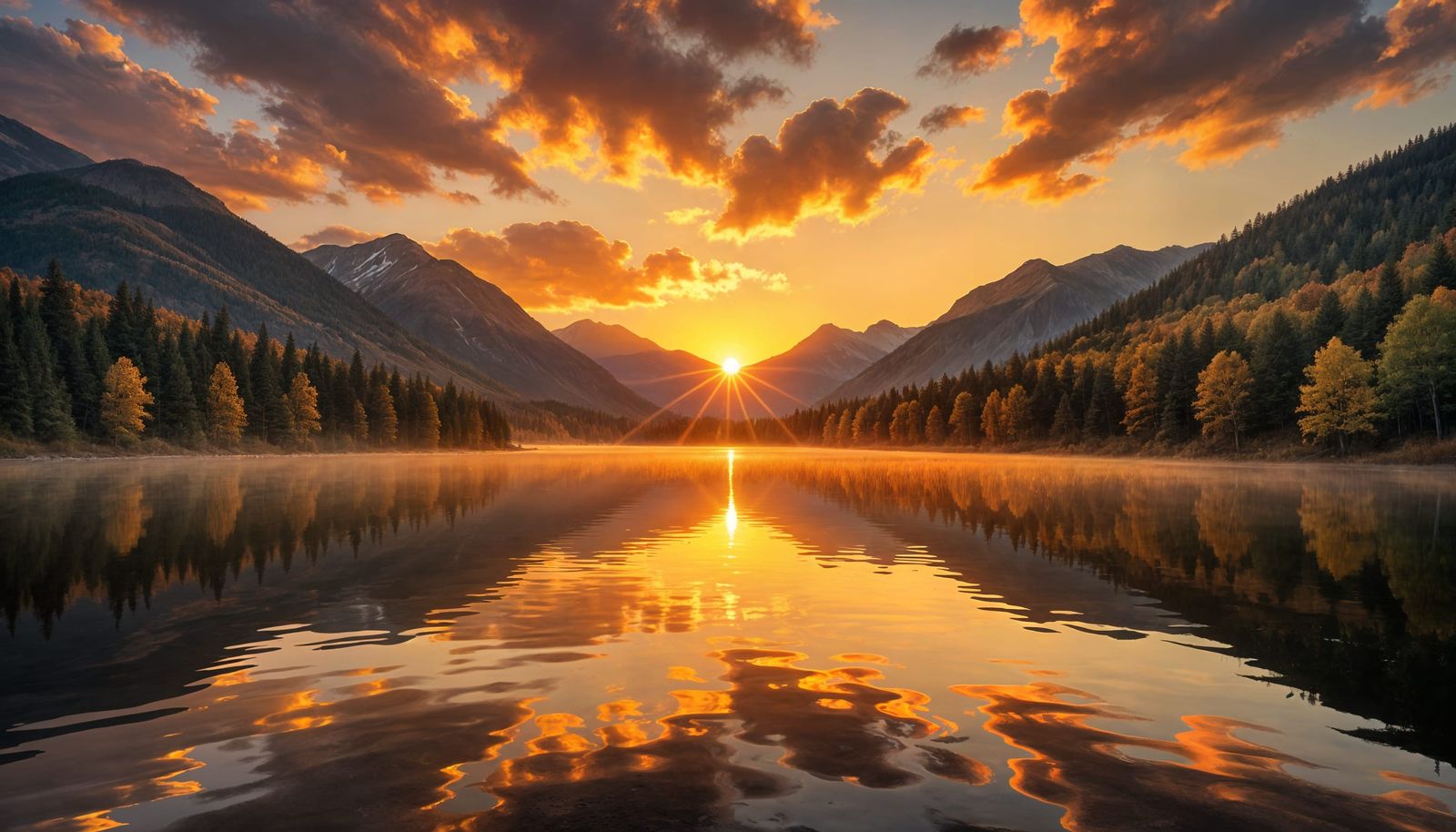 A secluded mountain lake    by @Alex411