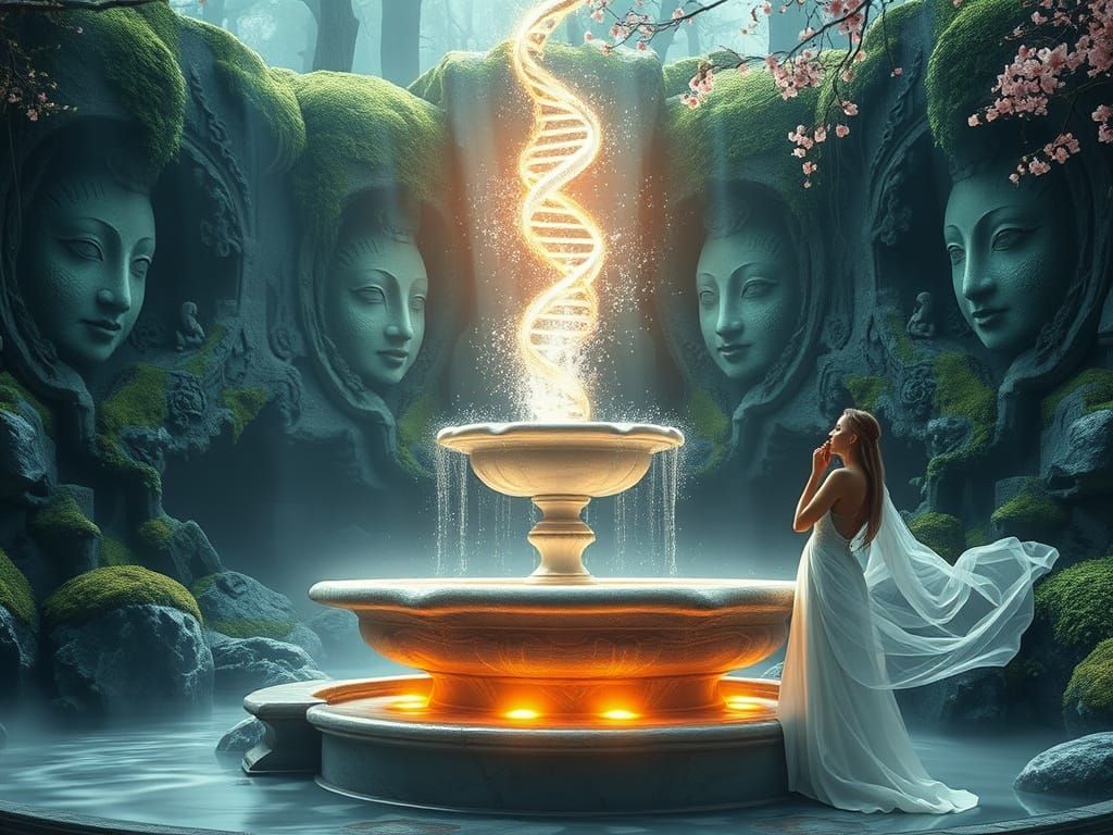 “The Fountain of Eternal Youth”  by @Margarita