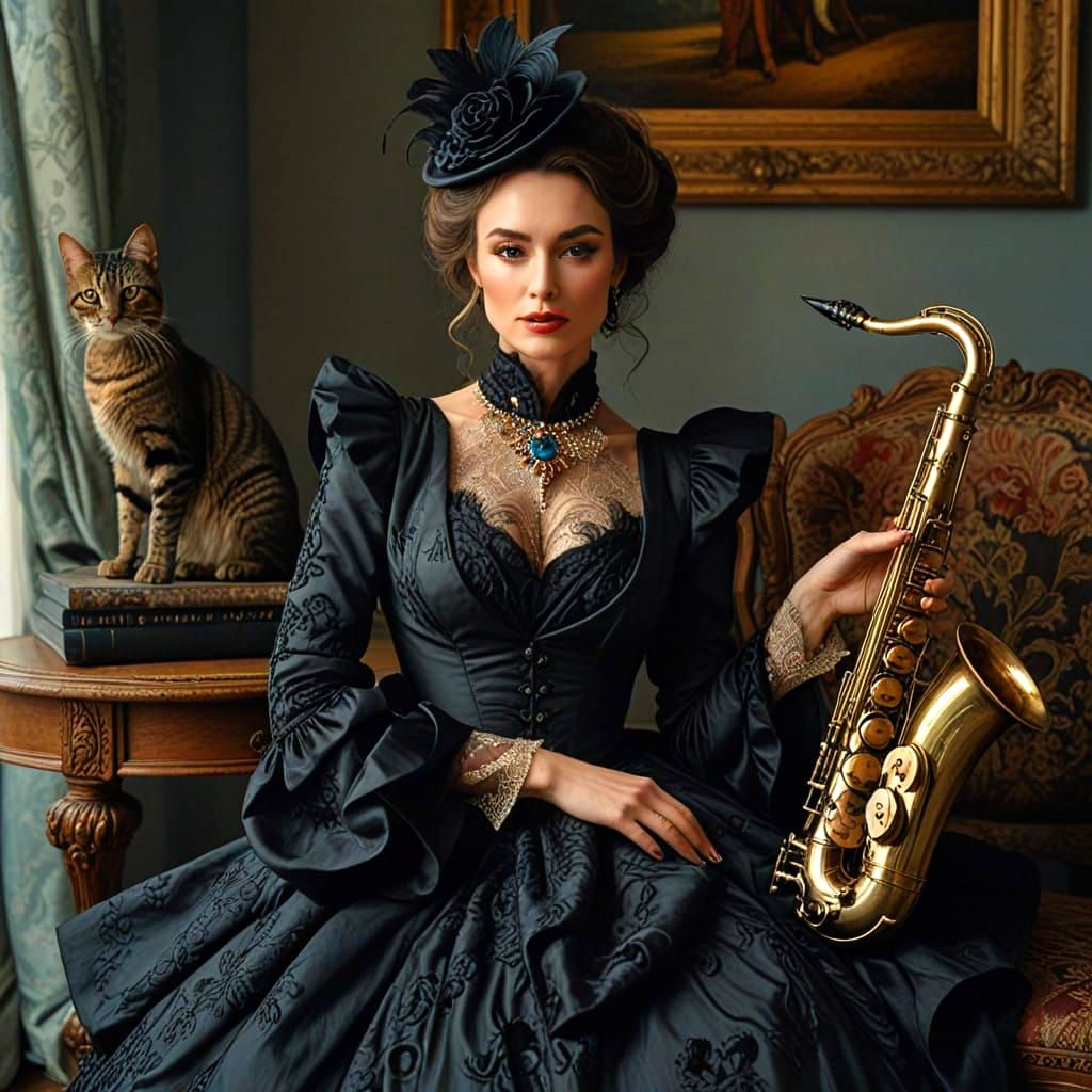 Surrealistic Portraits of Happy Ladies in Whimsical Surround...