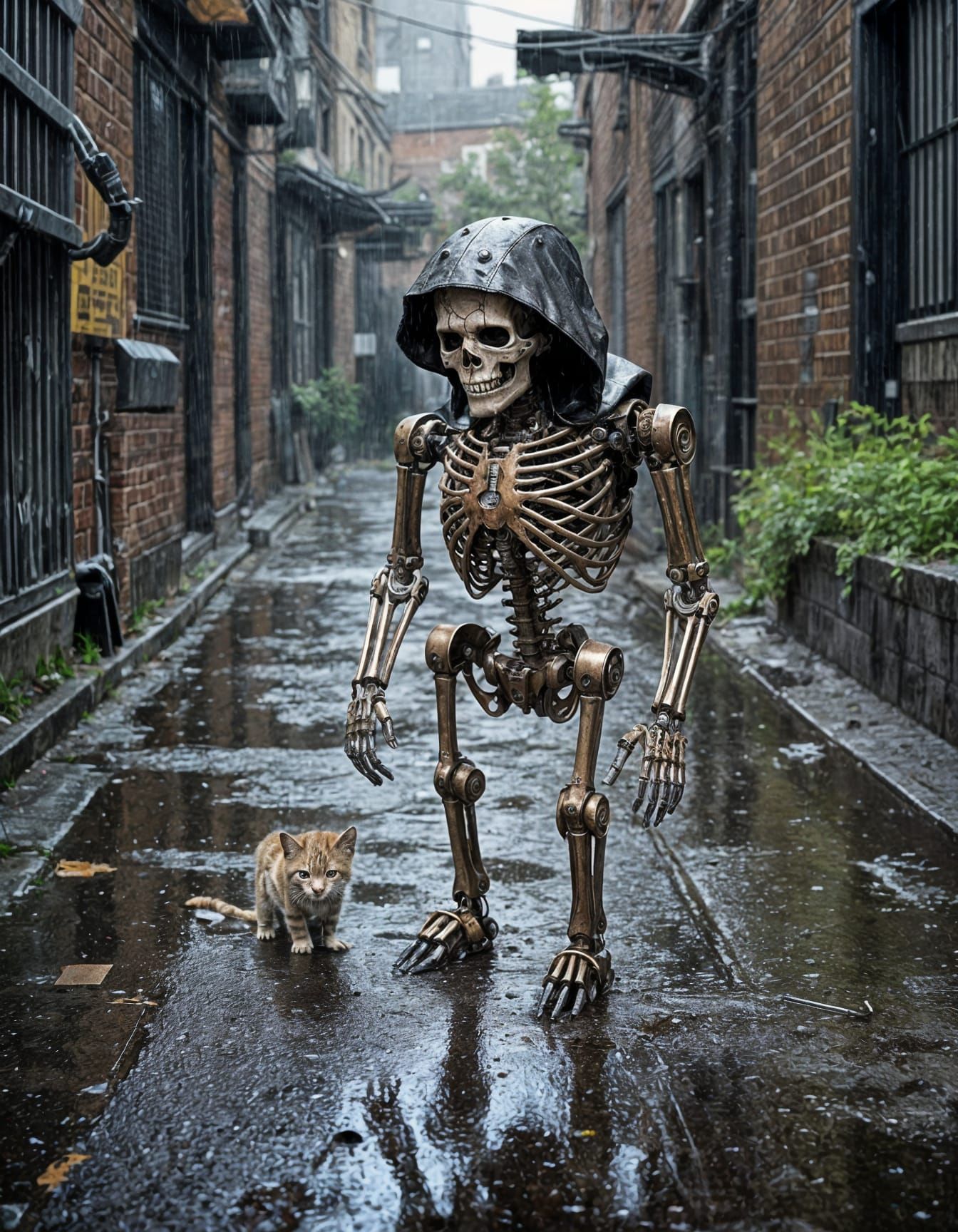 Abandoned robot