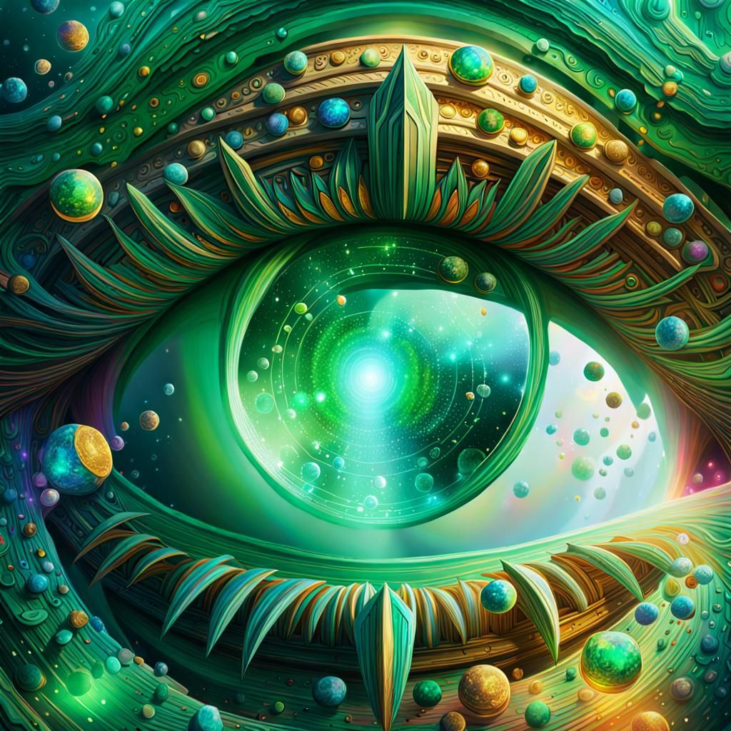 The Emerald Eye - AI Generated Artwork - NightCafe Creator