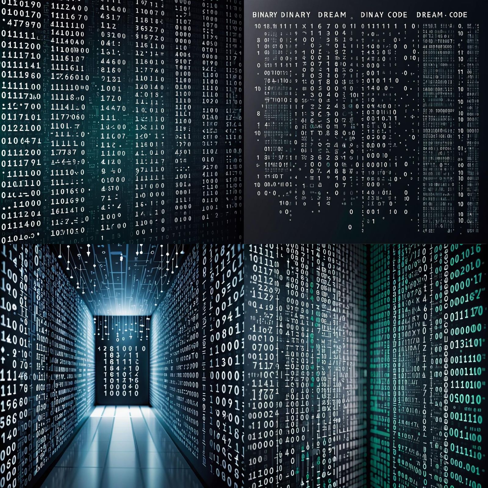 Binary Code Dream HAL printing AI binary code exception list