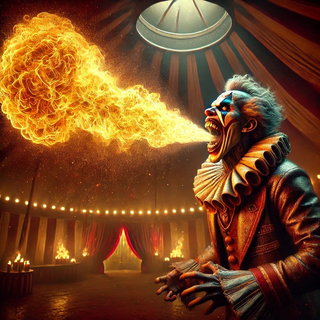 Incendiary clown