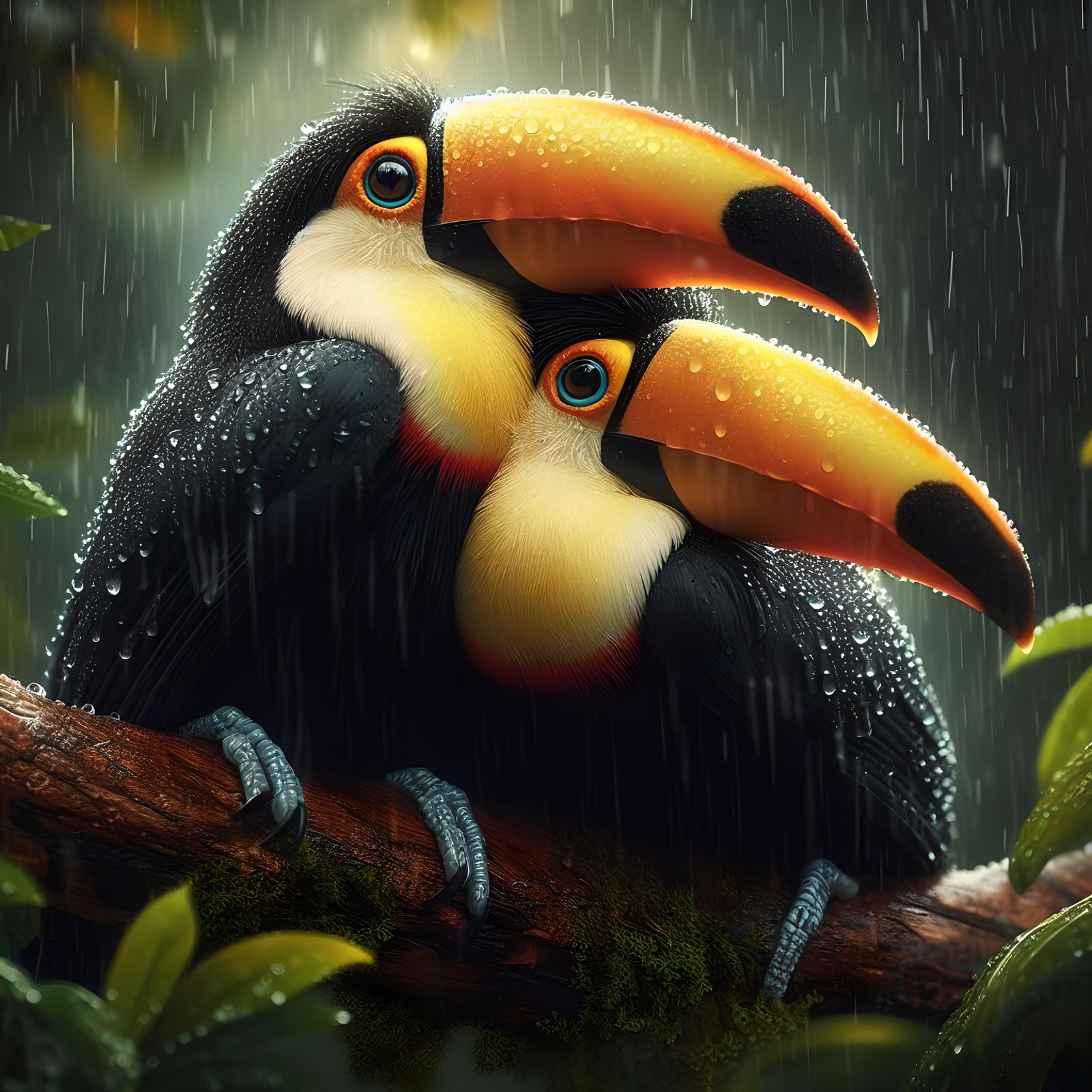 two can take shelter in the rain…