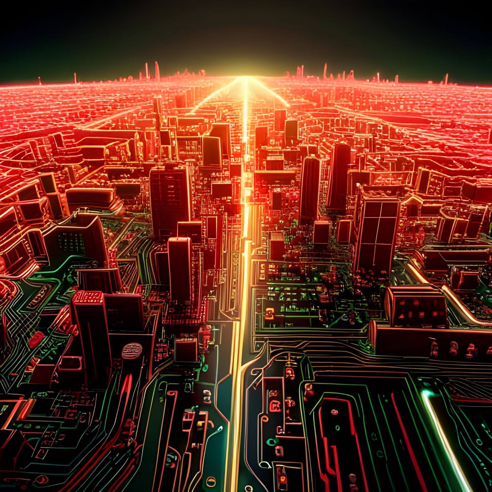 The world inside a computer  by @forge4ward