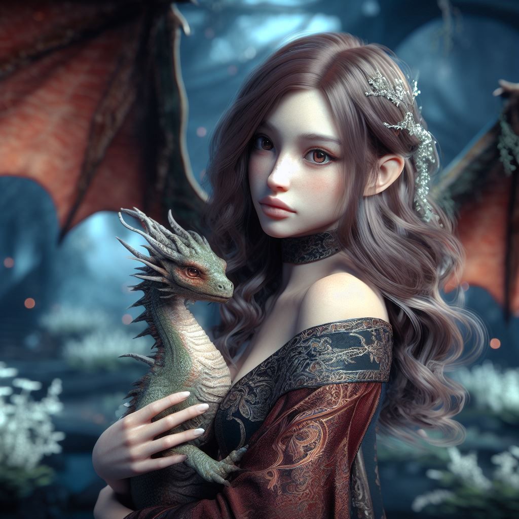 Female and Dragon