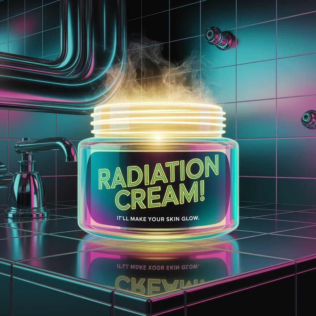 Radiation Cream! It'll Make Your Skin Glow.  by @ChronoScribe