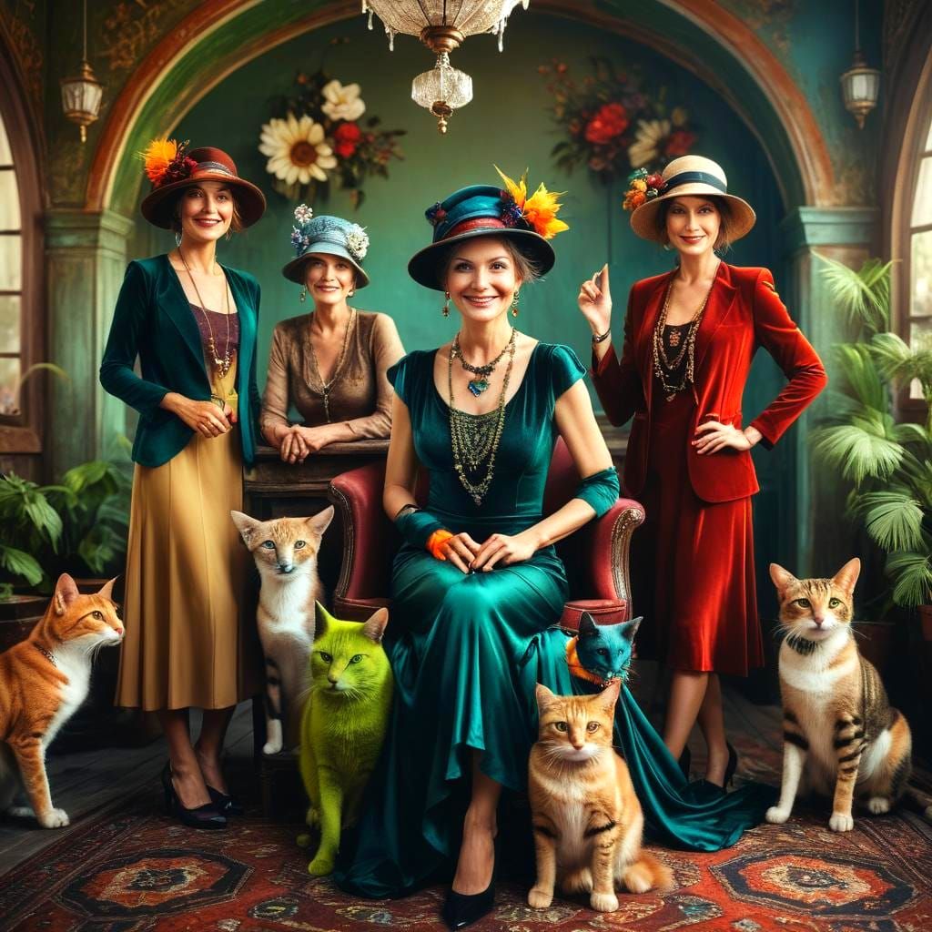 Photorealistic Portrait of a Smiling 38-Year-Old Woman