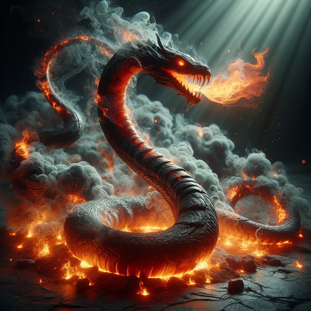 Angry fiery serpent? Or cozy foot warmer?Potato.... Potatoe....