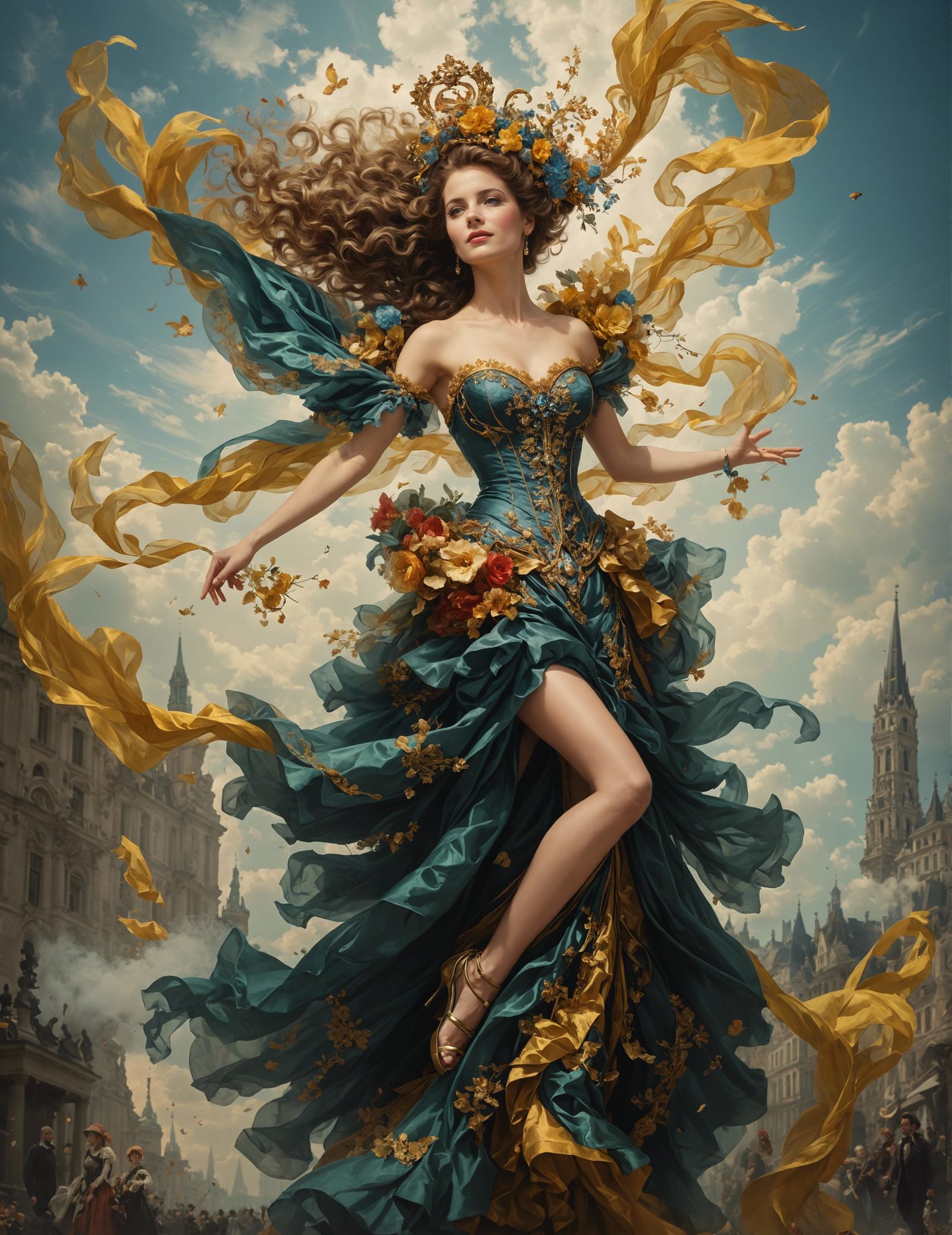 the woman from Vienna <lora:hyperkraximalism:0.8>