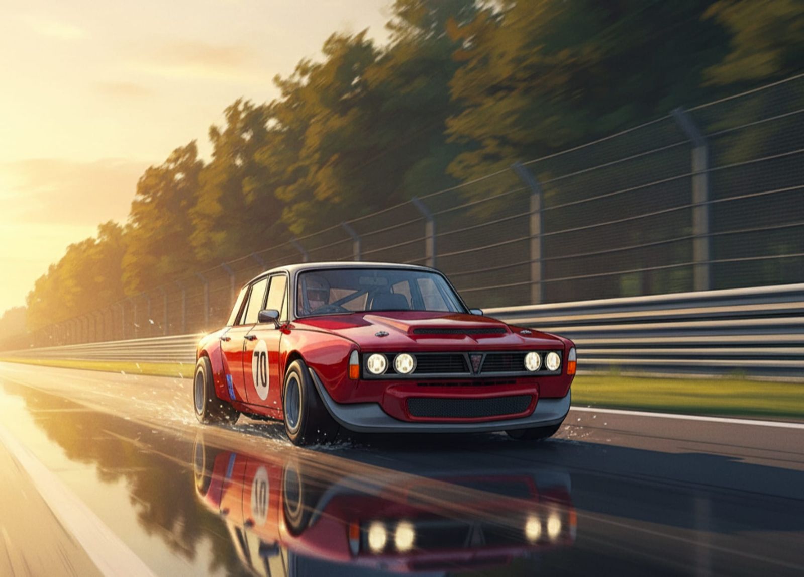 1970 Rover P6 V8 Group 2 Car