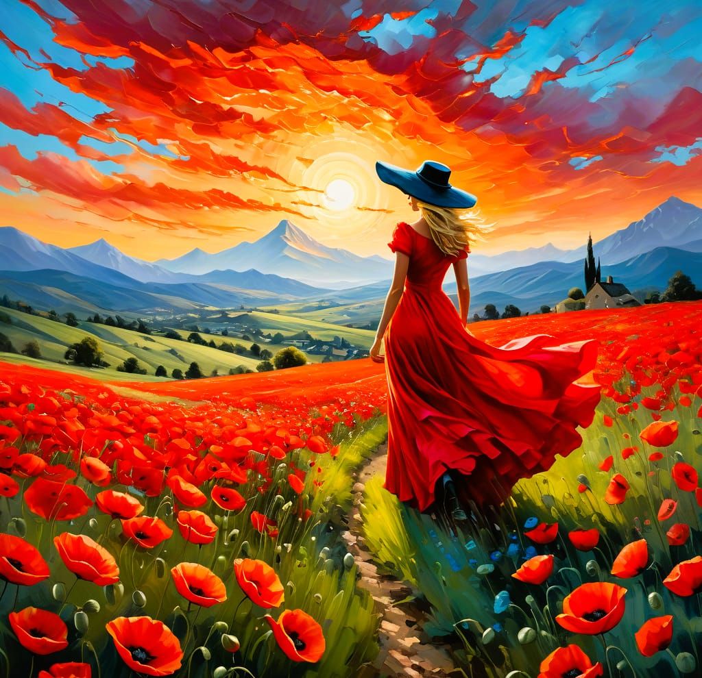 💫 Belle aux Coquelicots💫