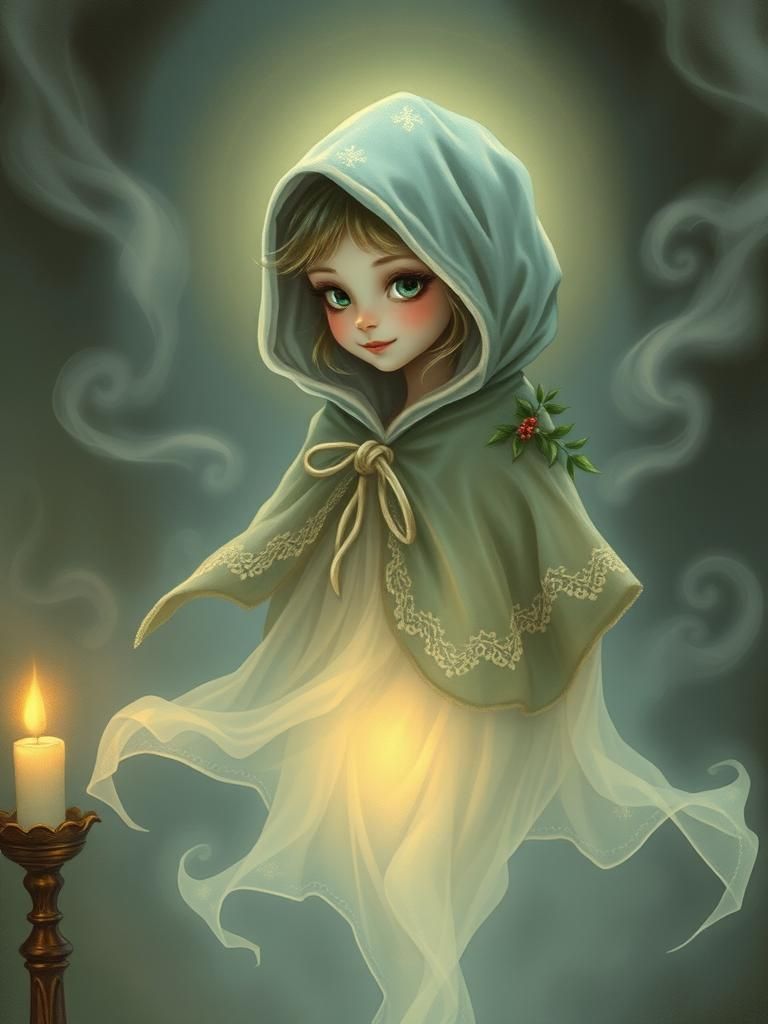 Friendly Phantom  by @Samit Digital Art