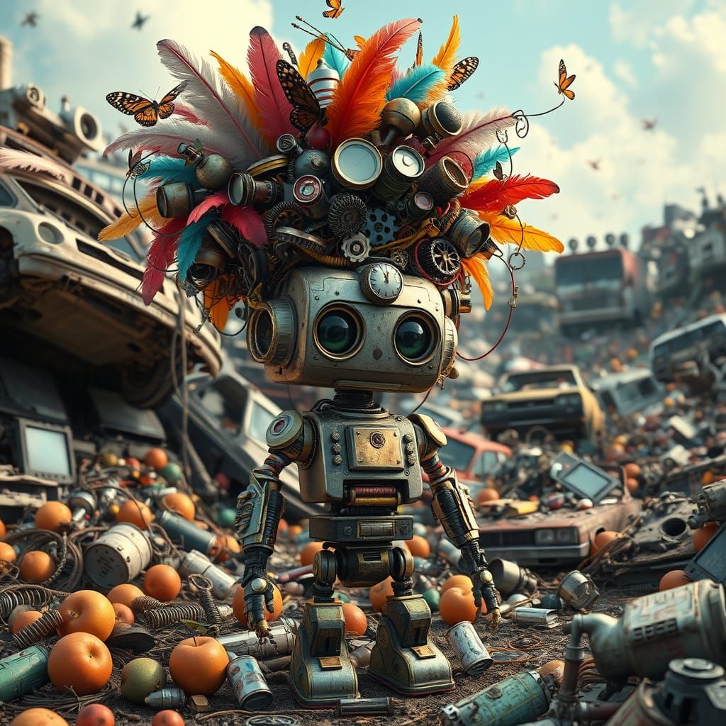 Do you like my new hat? I made it myself!   by @G Lo