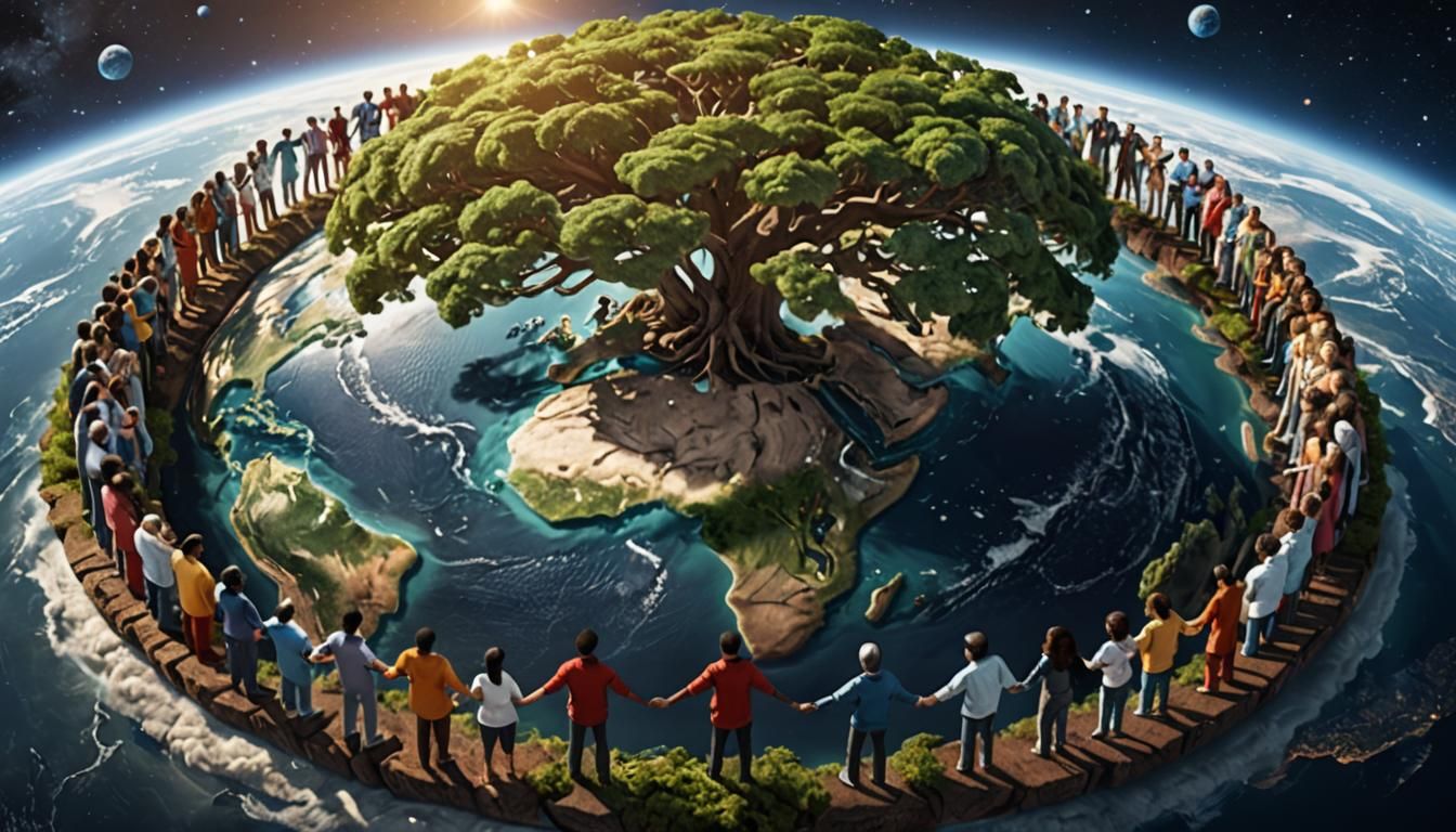 One Earth, One Home for all  by @Queer Agent1