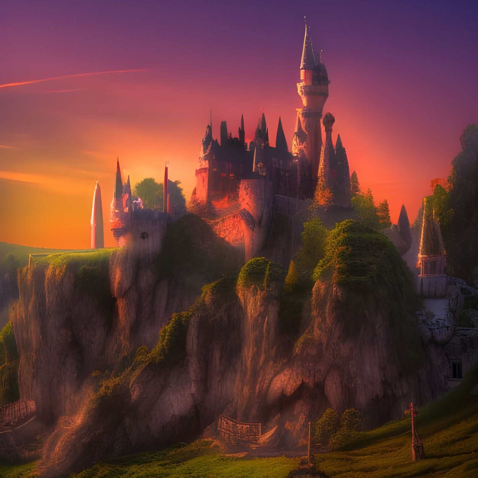 Castle from Narnia. - AI Generated Artwork - NightCafe Creator