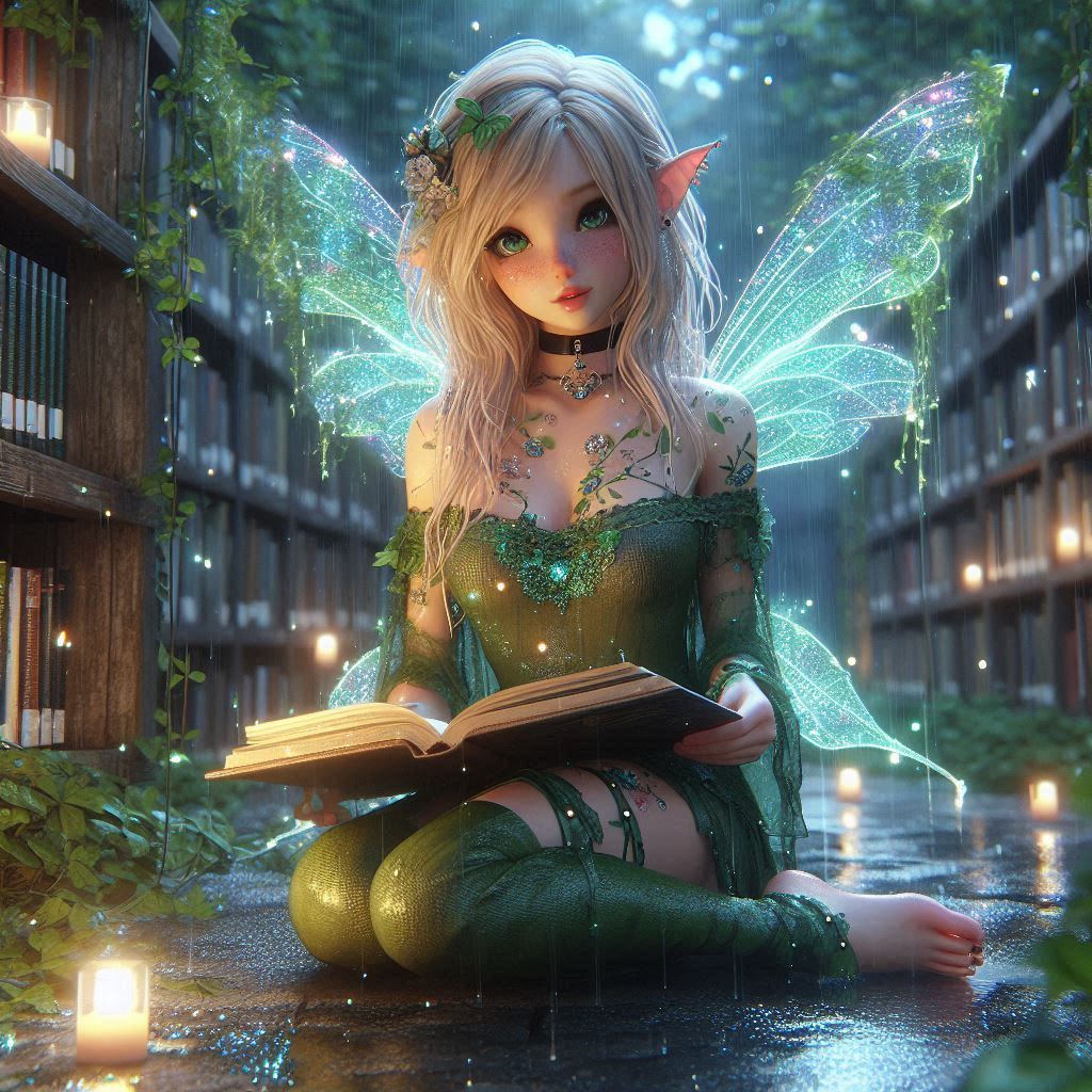 Fairy in the Library