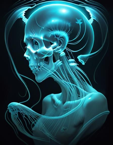 Jellyfish-skull