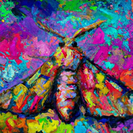a bismuth moth