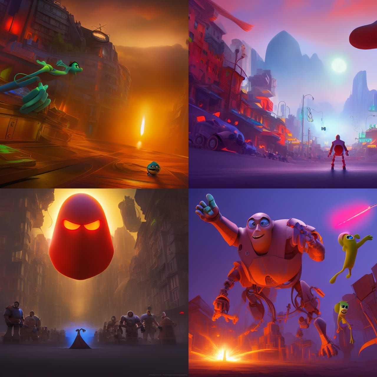 The Reckoning; [Pixar, Disney, concept art, 3d digital art, ...