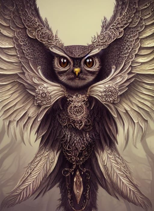 Ornate Owl Cat 4