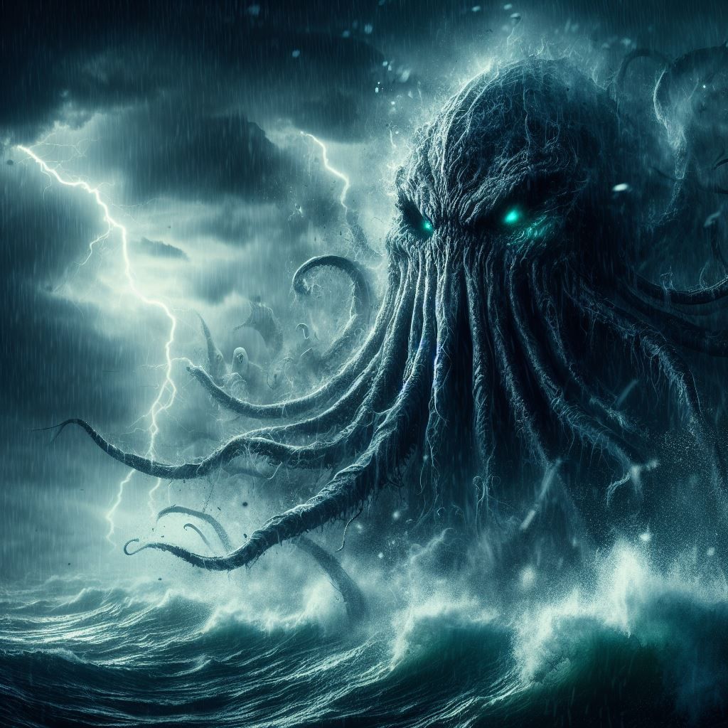 Cthulhu rises from the depths