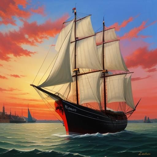 Sail ship 