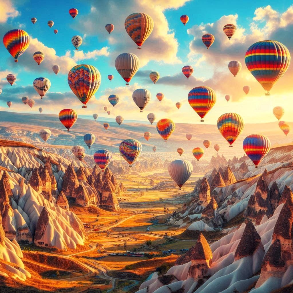 balloon race in turkey