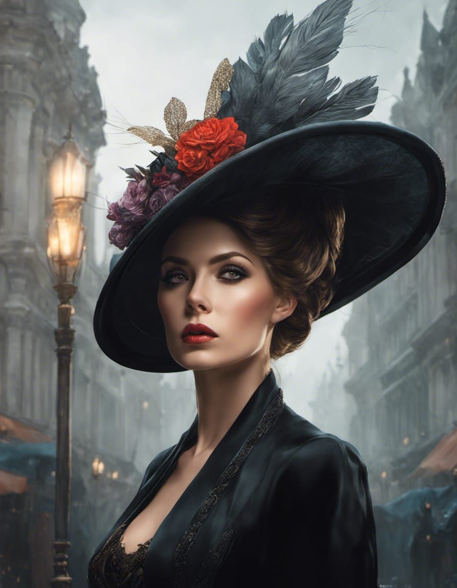 Mourning Hat  by @Jennifer