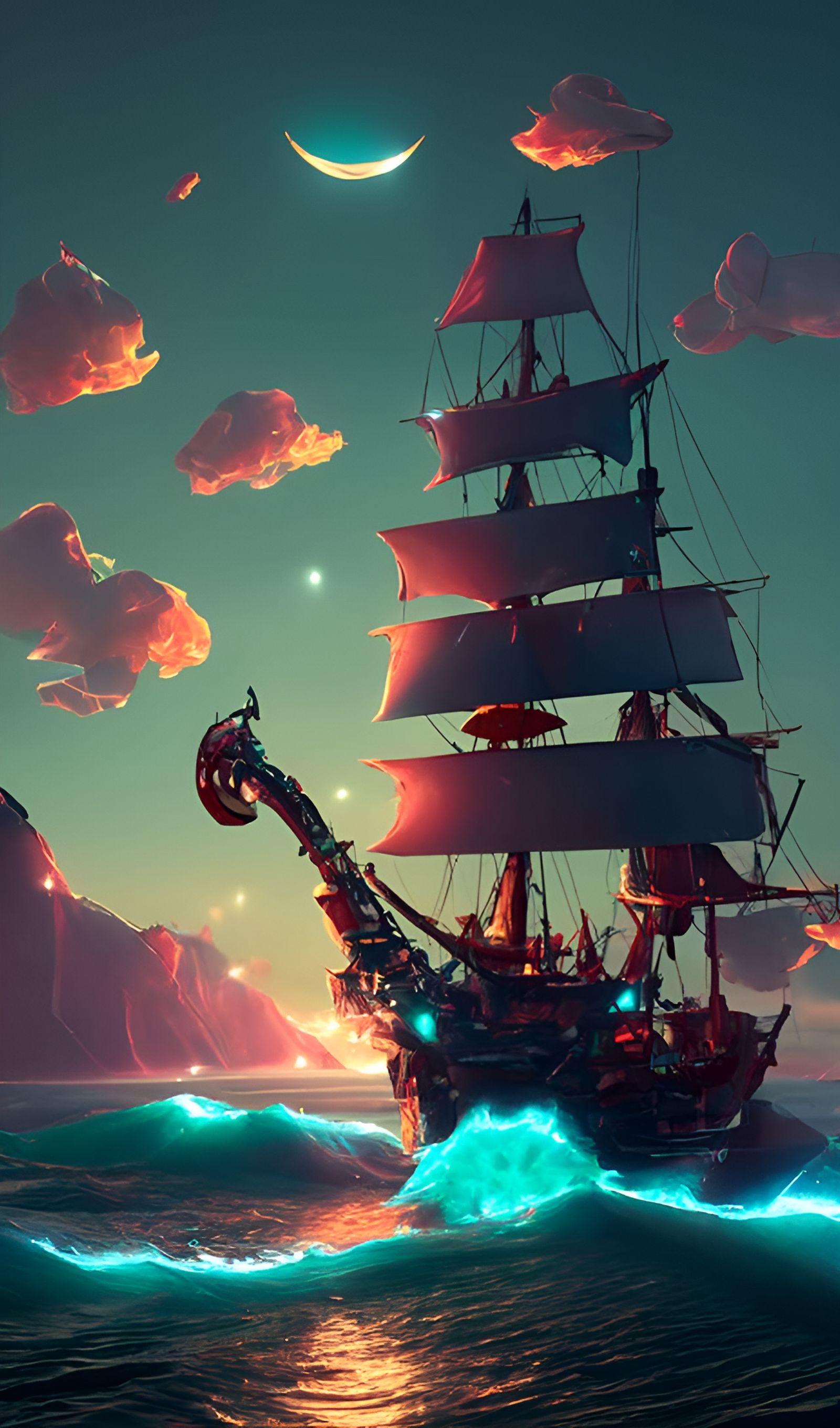 Fantasy ship