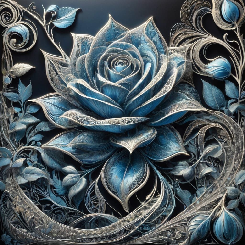 blue rose