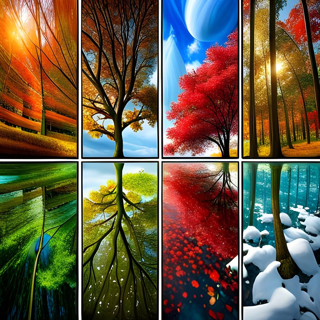 Seasons Change - AI Generated Artwork - NightCafe Creator