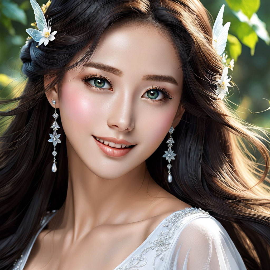 Beautiful fantasy  portrait