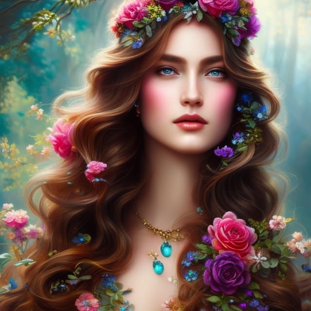 Floral Portrait