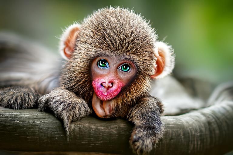 Cute fantasy monkey - AI Generated Artwork - NightCafe Creator