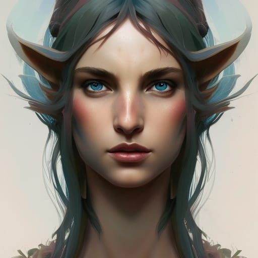 half elf druid - AI Generated Artwork - NightCafe Creator